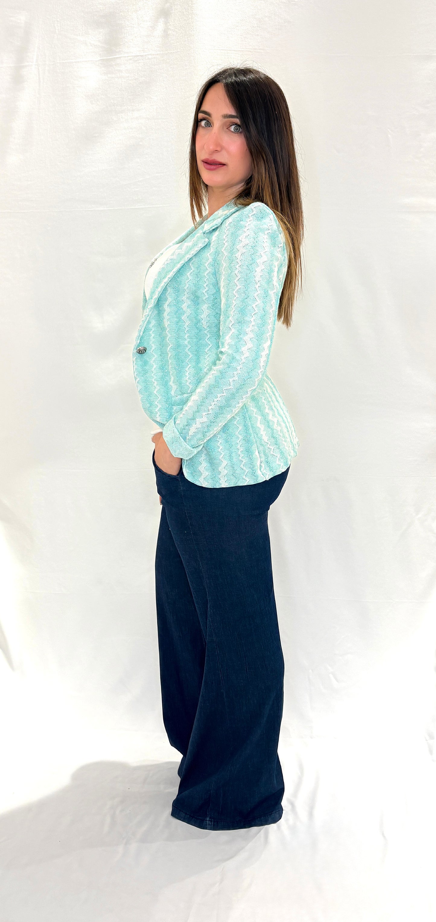 Giacca con lurex