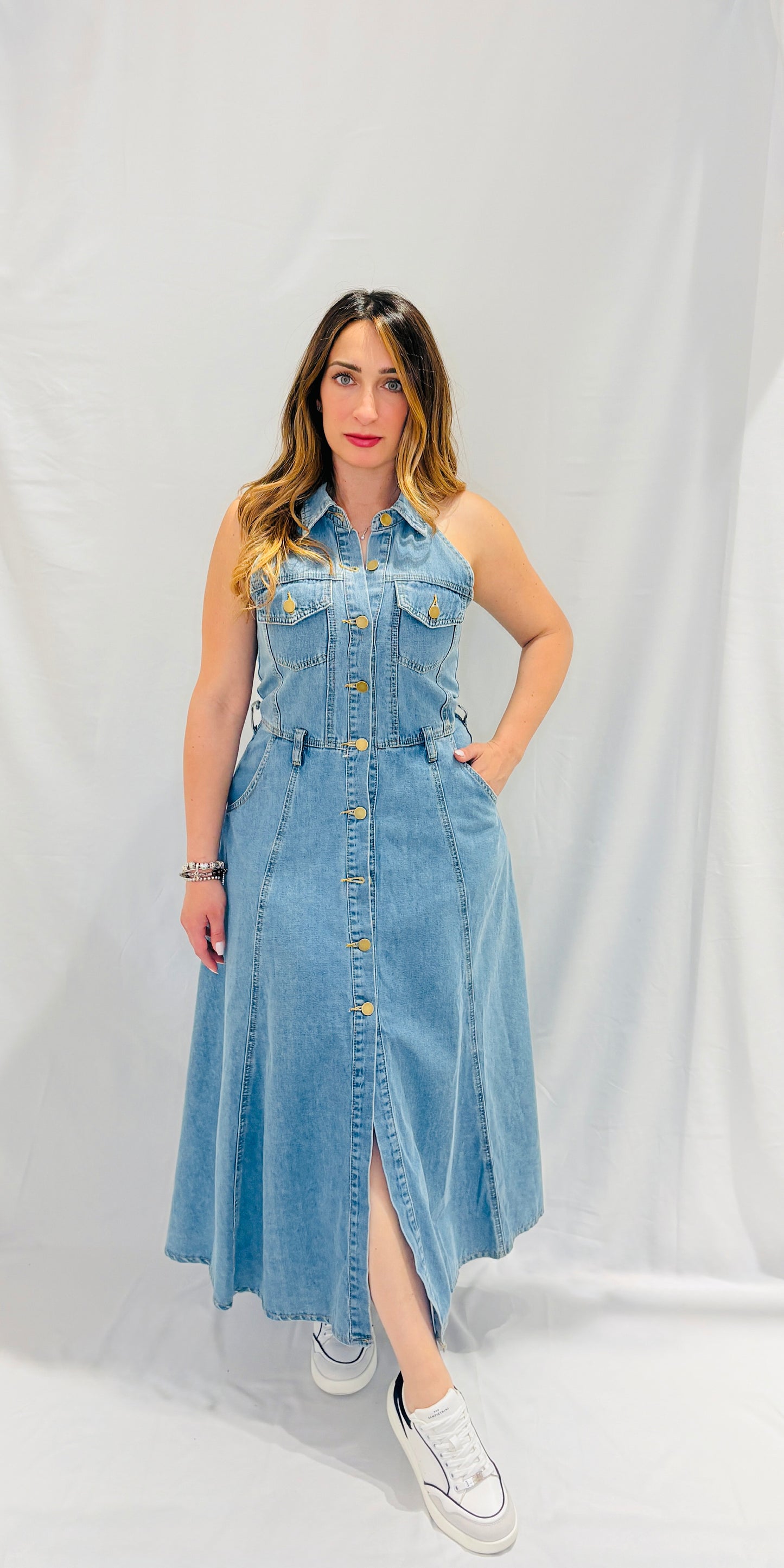 Abito Jeans smanicato