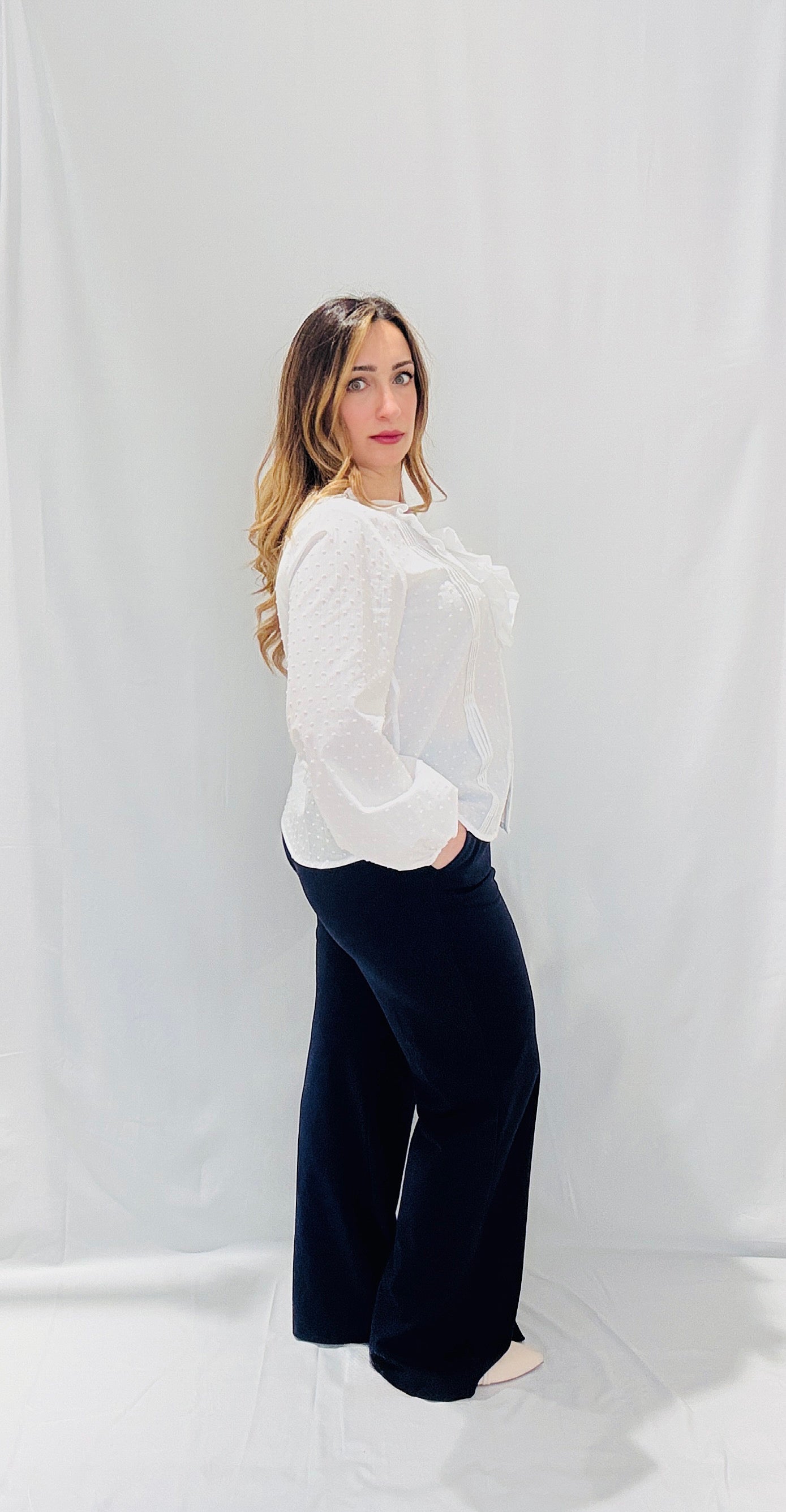 Camicia plumetis